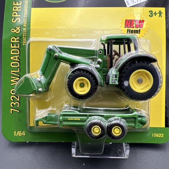 2004 1/64 John Deere 7320 Tractor With Loader And Spreader - Picture 6 of 11
